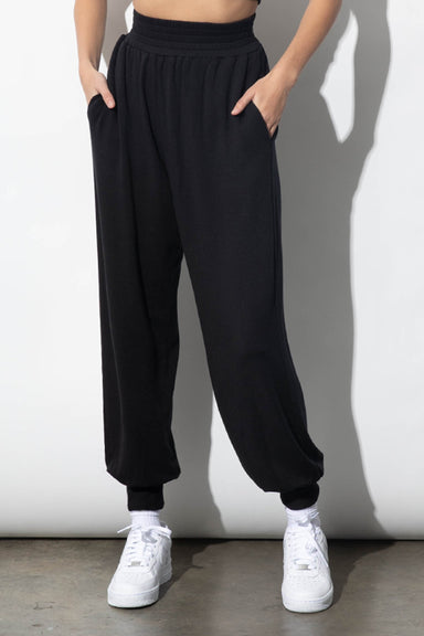 AvoDovA Women Fleece Warm Joggers Sweatpants High Waist Solid Loose Baggy  Hip Hop Casual Sport Pants Streetwear 