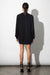 Bridget Black Modal Ultrasoft Fleece Sweatshirt Dress | Parva Studios
