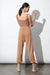 Harlow Camel Modal Ultrasoft Fleece Sweatpants | Parva Studios