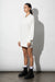 Bridget Ivory Modal Ultrasoft Fleece Sweatshirt Dress | Parva Studios