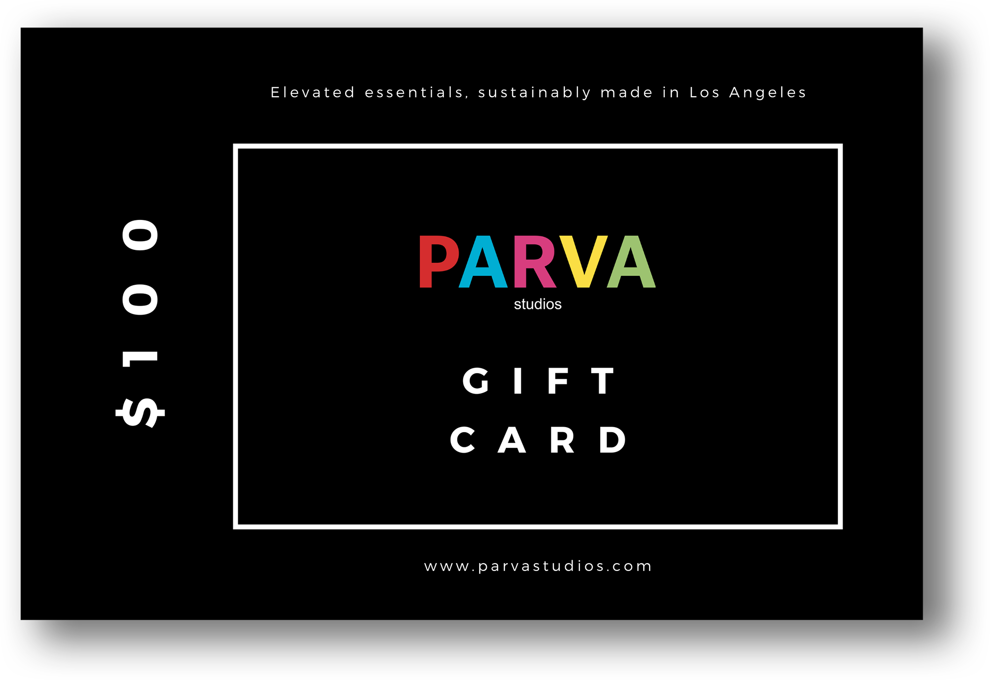 Parva Studios $100 Gift Card